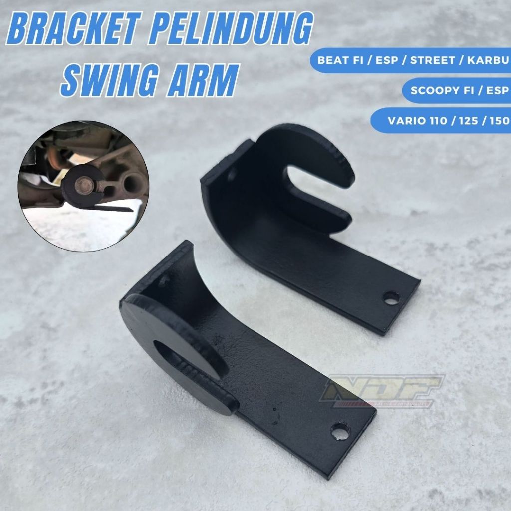 Bracket Breket Pelindung Swing Arm Mounting Bawah Honda Beat Scoopy Vario Cover Crankcase Mesin