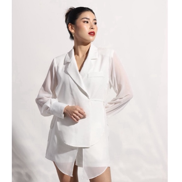 KODE Y79R BRAVE  Elika Set  Pakaian Set Wanita  Blazer Wanita Premium  Blazer Setelan Celana Pendek 