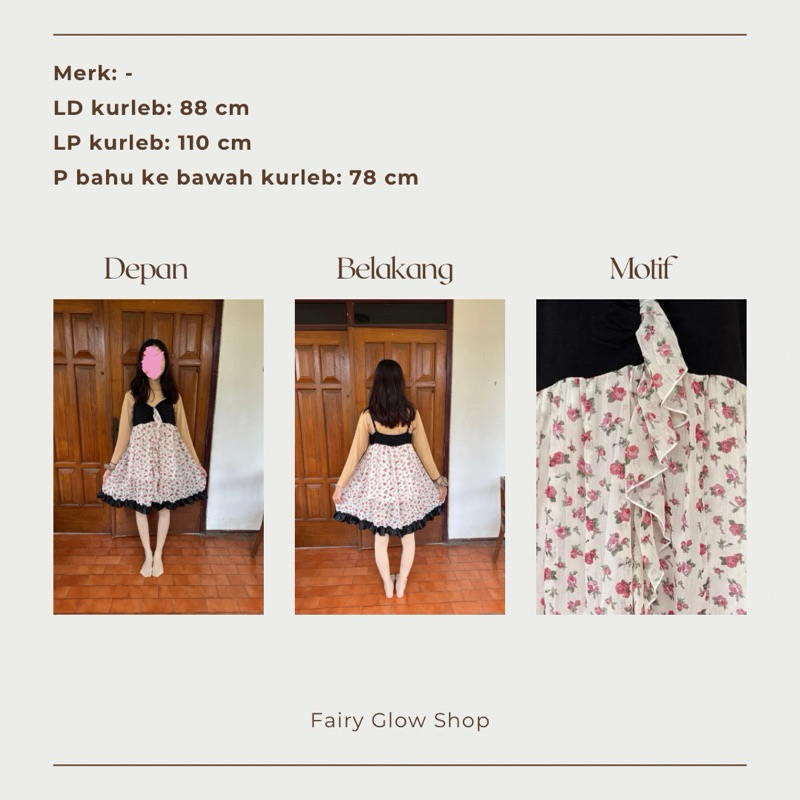 preloved dress kawai jepang korea