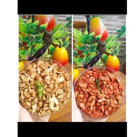 

kacang mede patahan oven ukuran +/- 250gr kemasan toples