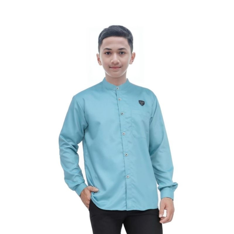 Baju Koko Anak Laki Laki Polos Lengan Panjang Sd Smp Kemko Hadroh Cowok Remaja 8 Sampai 10 Tahun Baj