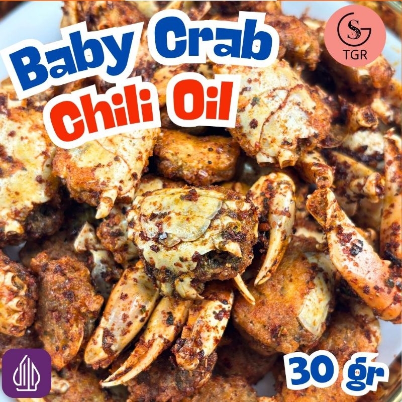 

[30 GR]- Baby Crab Chili Oil Pedas Daun Jeruk Food Cemilan Enak Lezat Bergizi Seafood Snack Cemilan Kering Keripik Makanan Kering Crispy Bayi Camilan