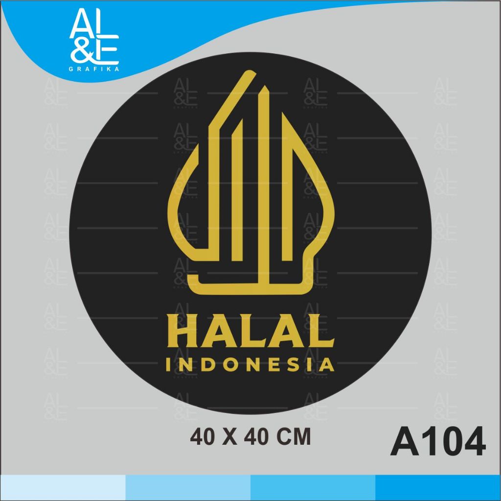 

A104 - Acrylic Sign, Stiker Akrilik Halal, Logo Halal, Premium dan Tahan Air, Termurah, Bisa Custom