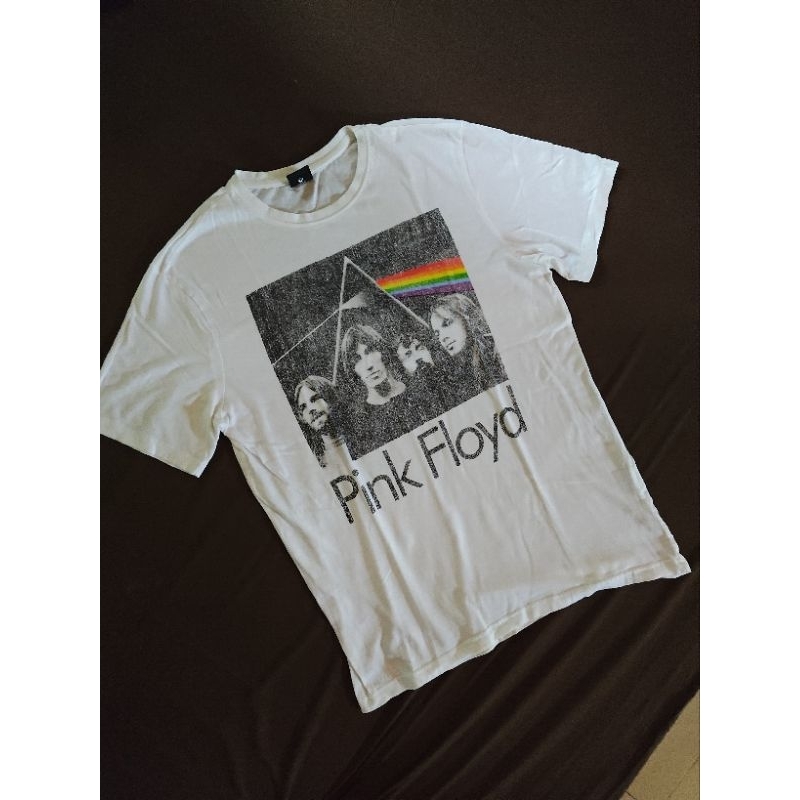 Baju Kaos Band Pink Floyd Official Tag Second Original