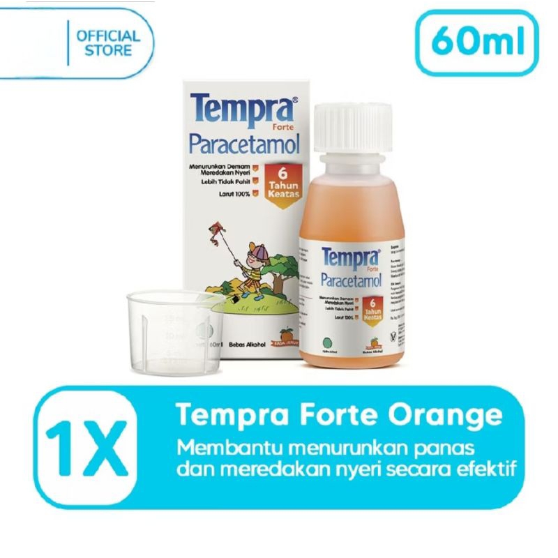 Tempra Forte Paracetamol Anak Rasa Jeruk 60ml