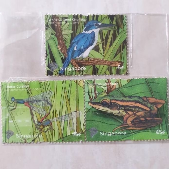 

Perangko Singapura Pond Life Definitives Tahun 2011-2013 set 3pcs