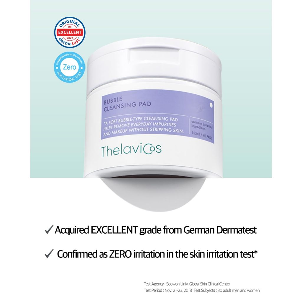 Thelavicos Bubble Cleansing Pad | Pembersih makeup yang praktis, Facial Cleansing Pad