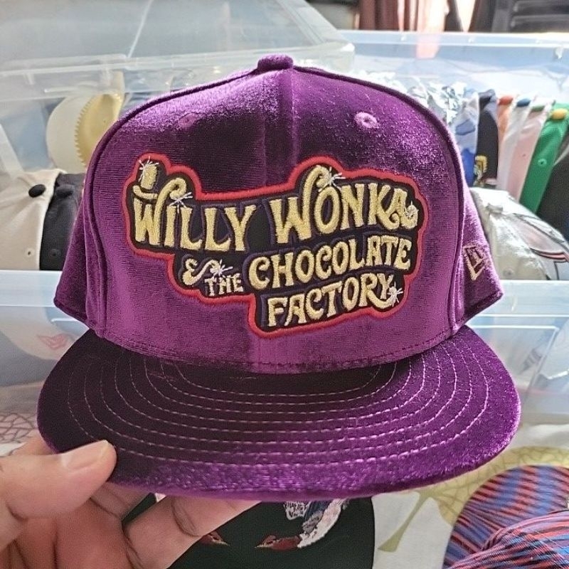 WILLY WONKA AND THE CHOCOLATE FACTORY PURPLE VELVET