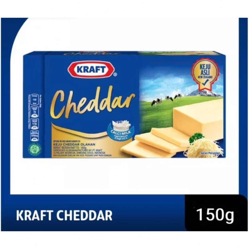 

Keju Kraft Cheddar 150g