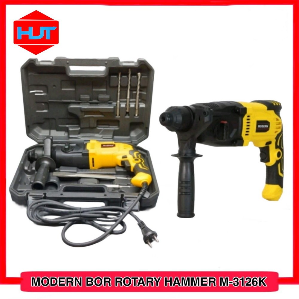 MODERN M-3126K  Mesin Bor Bobok Beton SDS PLUS Rotary Hammer Drill M3126K