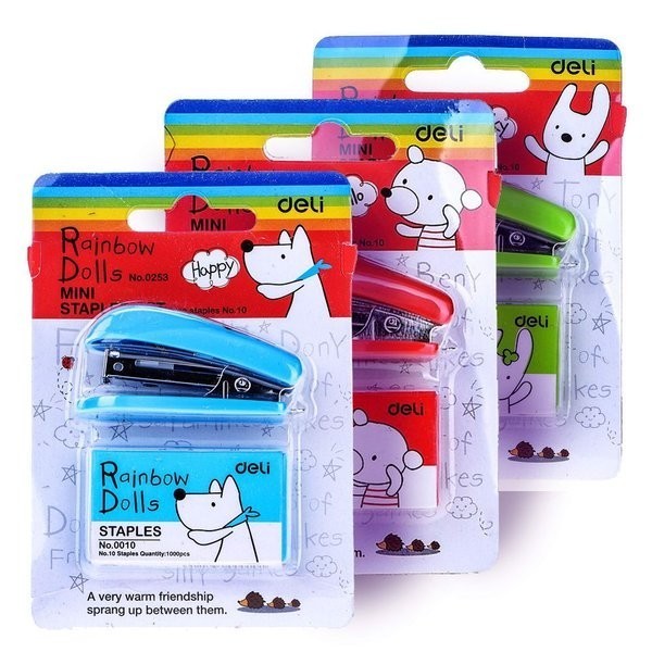 

DELI STAPLER STAPLES SET LUCU KECIL DELI 0253 NO.10