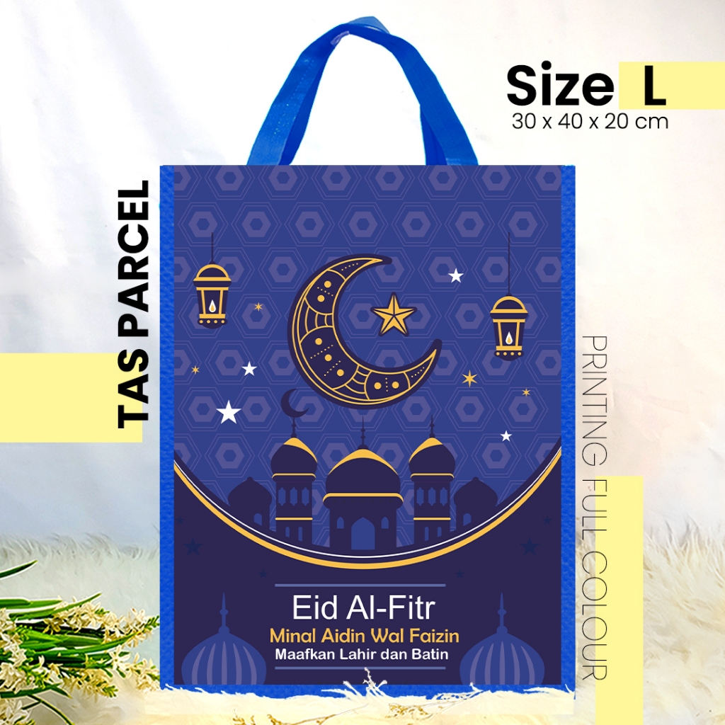 

TAS PARCEL PRINTING NAVY LENTERA UKURAN SEDANG 30x40 – GROSIR TAS LEBARAN MURAH / TAS IDUL FITRI