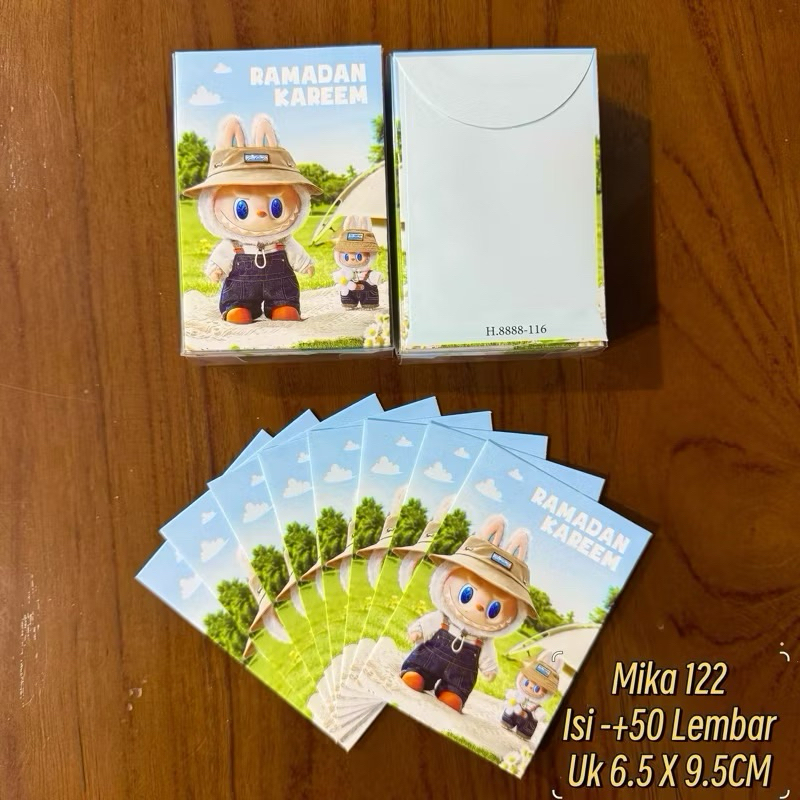

amplop uang kertas lebaran isi 50 kotak mika