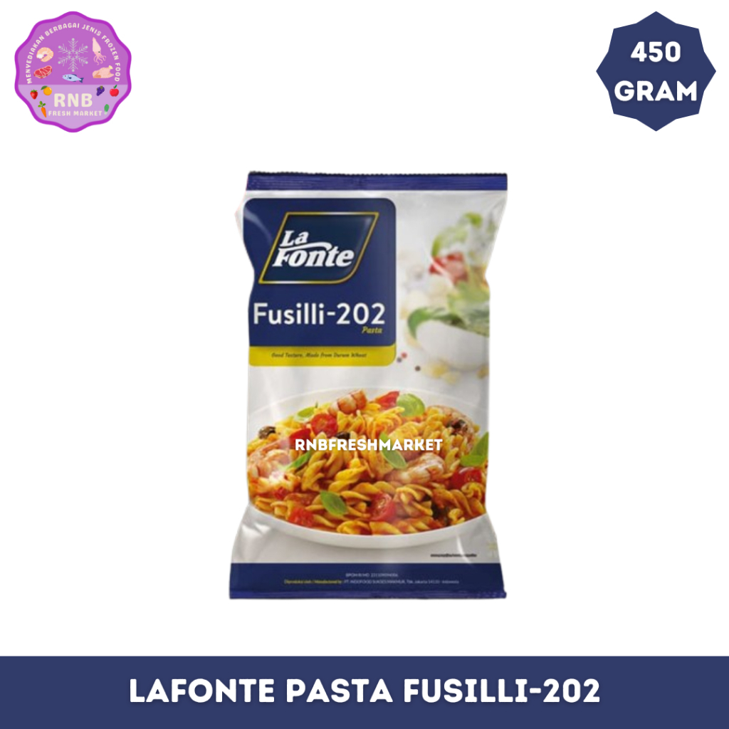 

Lafonte Pasta Fusilli-202 Netto 450 Gram