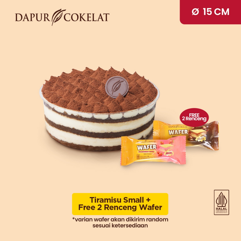 

DAPUR COKELAT - Tiramisu Cake 15 cm | Kue Ulang Tahun