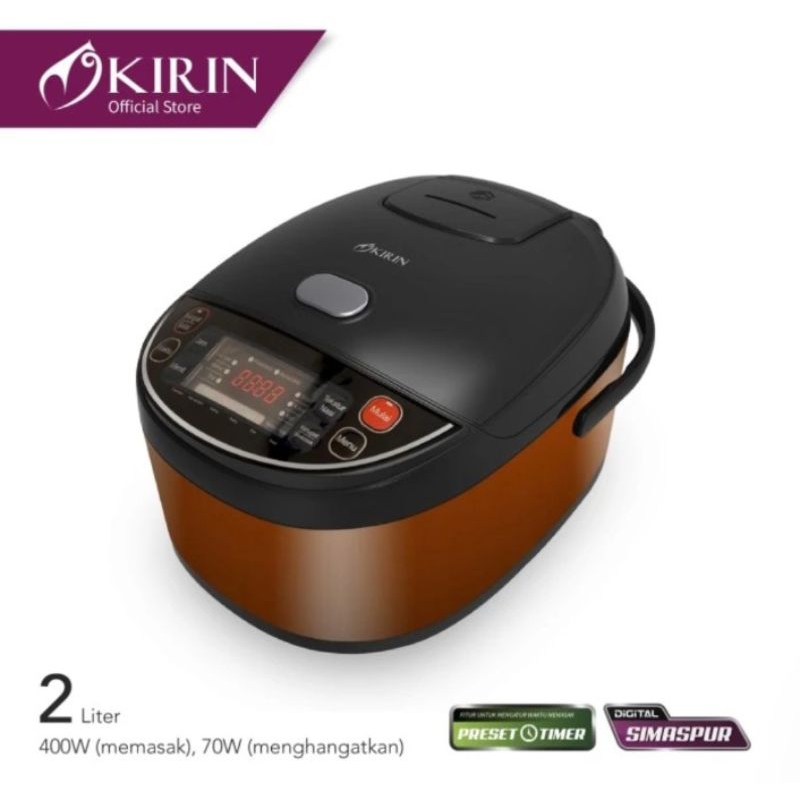 KIRIN MAGIC COM DIGITAL KRC 420D - MAGIC COM DIGITAL KIRIN 6IN1 GOLD POT - DIGITAL RICE COOKER KIRIN