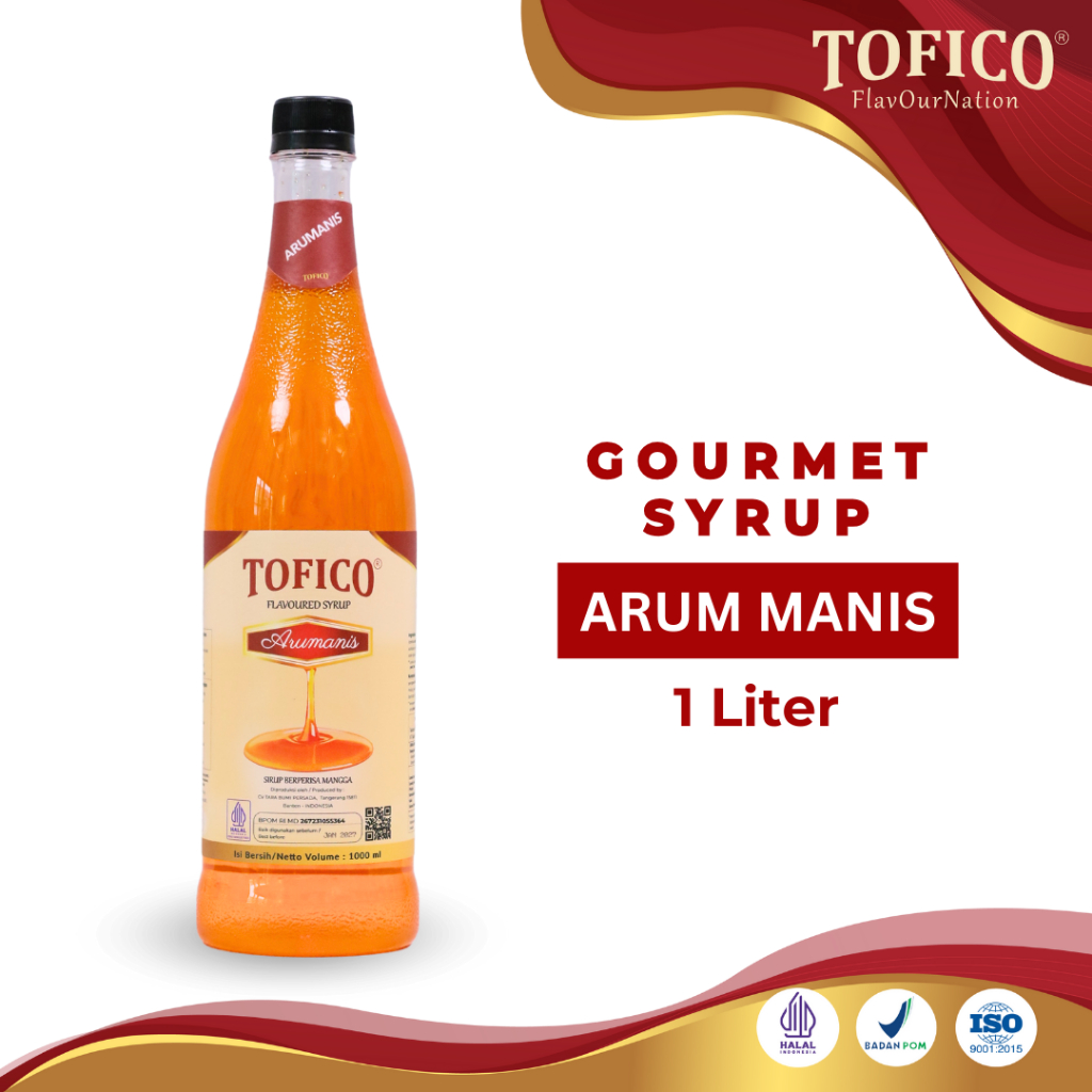 

Syrup ArumanisTofico / Sirup Rasa Arumanis Premium 1 Liter / Tofico Syrup Official