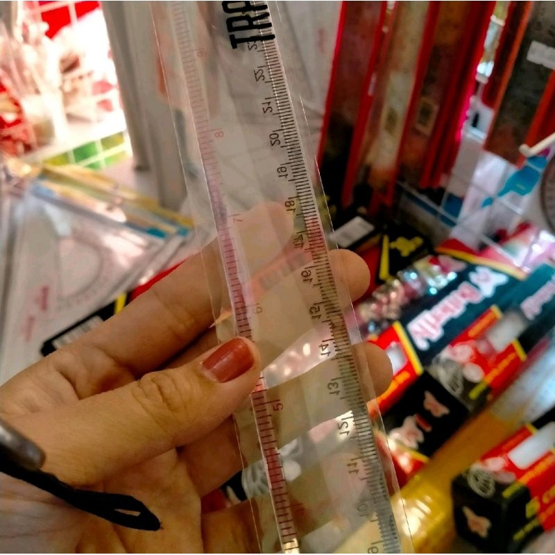 

2 biji Penggaris BENING 30 cm ZRM Penggaris Murah Grosir