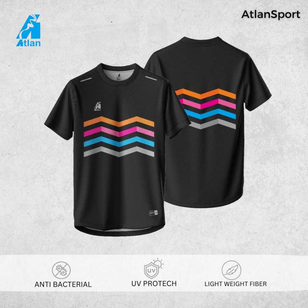 ATLAN JERSEY RAINBOW WAVES FULL PRINT Sport