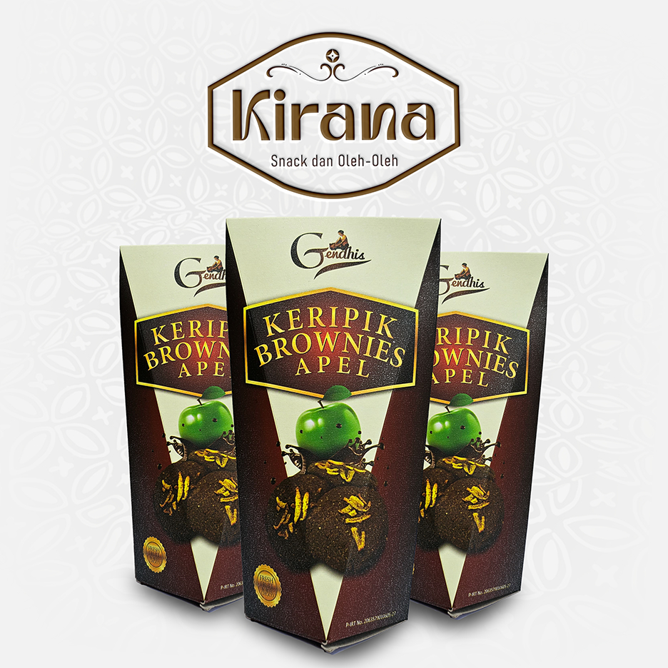 

Kirana Snack Grosir – Keripik Brownies Buah Apel Cemilan Oleh—oleh Khas Malang Camilan Kripik Kering