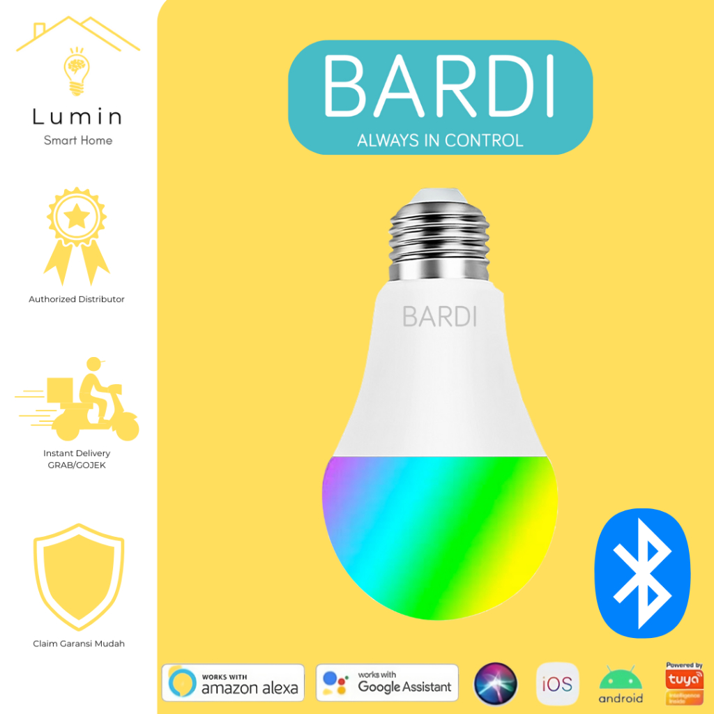 BARDI Smart Bulb BT 9W RGBWW