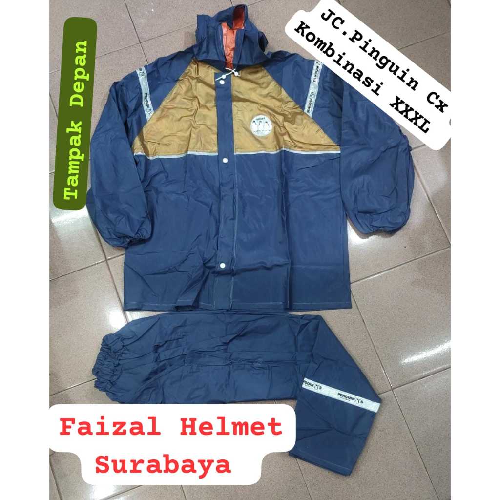 JAS HUJAN SETELAN JAKET CELANA PINGUIN / PENGUIN CX-7 XL / XXL / XXXL