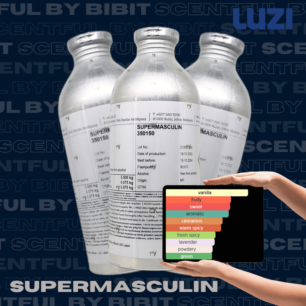 Bibit parfum SUPERMASCULIN Luzi repack original 100%