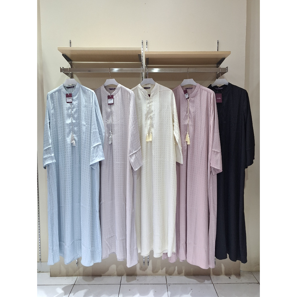 ELZATTA ABAYA SILK TEXTURE abaya polos elzatta terbaru original