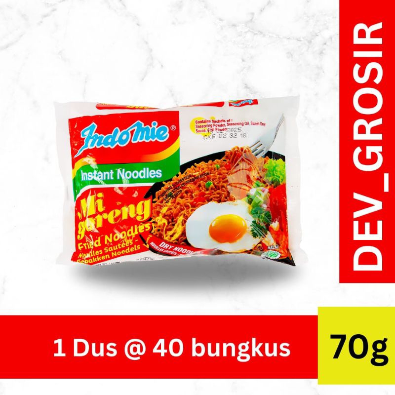 

[1 dus isi 40bungkus] Indomie goreng termurah