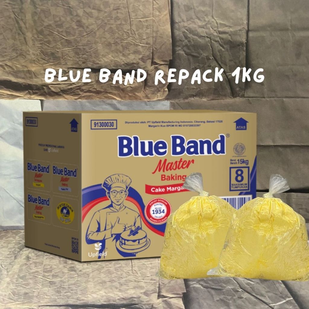 

BLUE BAND REPACK 1KG / MARGARINE BLUEBAND CAKE