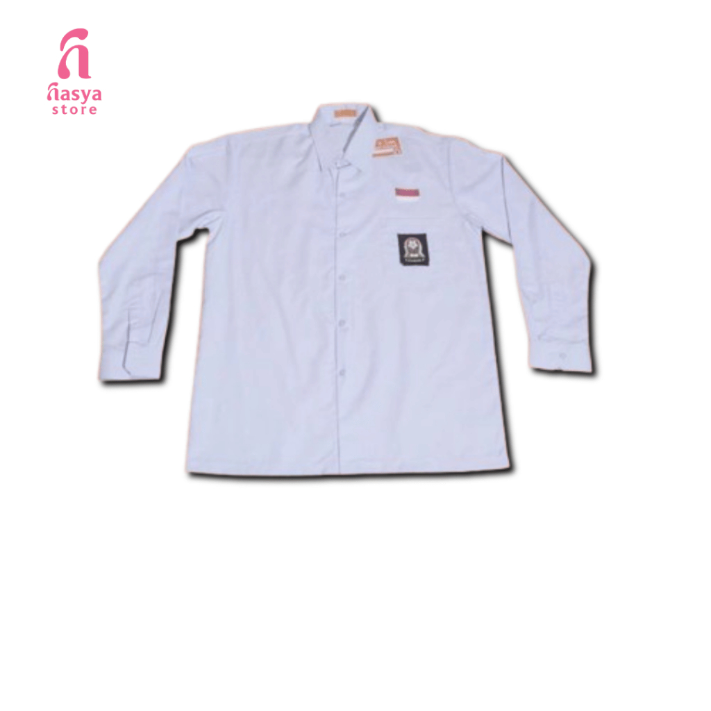 Baju Seragam Putih Lengan Panjang SMA SMK Seragam SMA Lengan Panjang Kemeja Putih SMA Lengan Panjang