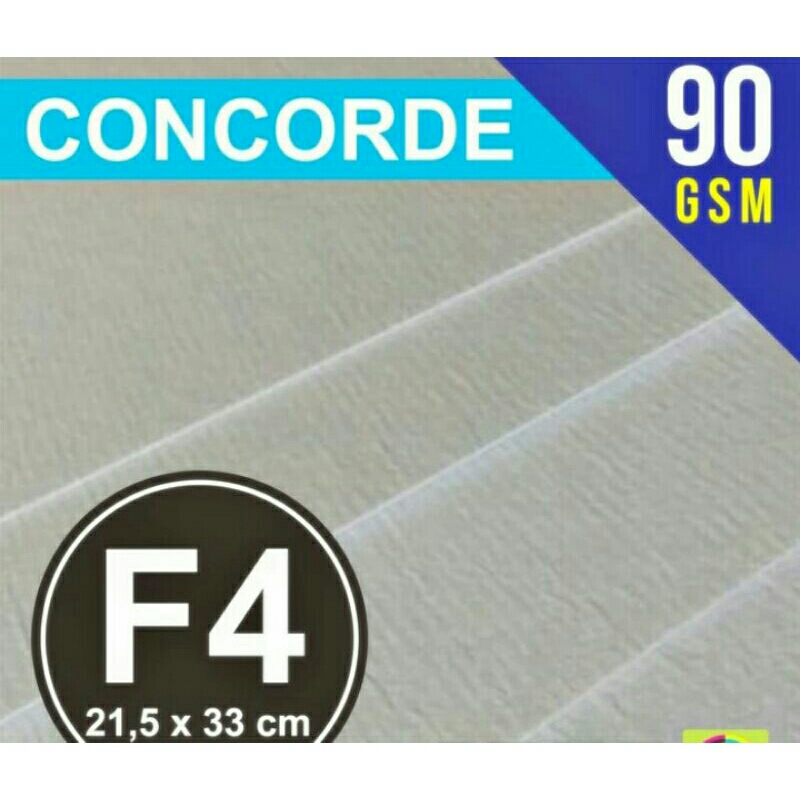Kertas Concorde 90 GSM F4 Putih