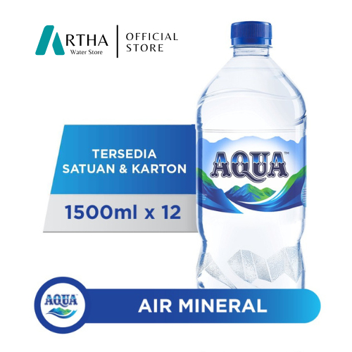 

Air Mineral AQUA 1500ml x 12 Pcs / Air Mineral AQUA