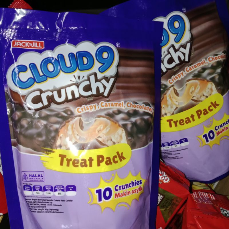 

cloud9 crunchy teat pack 10 crunchies