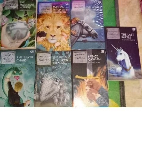 Preloved 7 Novel Narnia Original Koleksi Pribadi