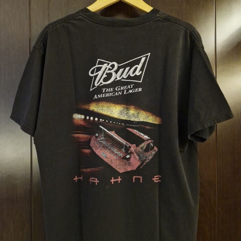 Nascar Budweiser Tshirt T-Shirt Baju Tee Kaos Vintage Vtg