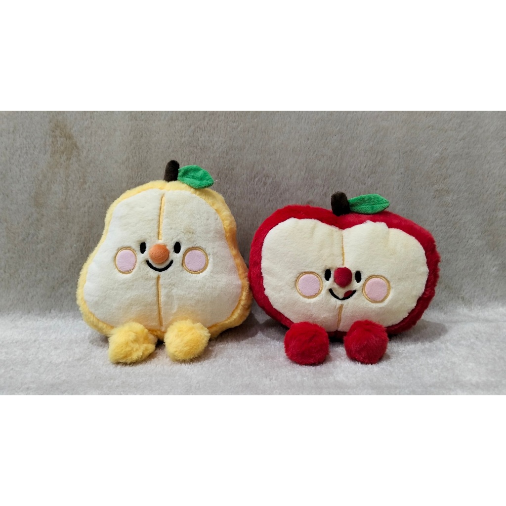 Boneka Bantal Buah Gemoy - Apel & Pear Imut