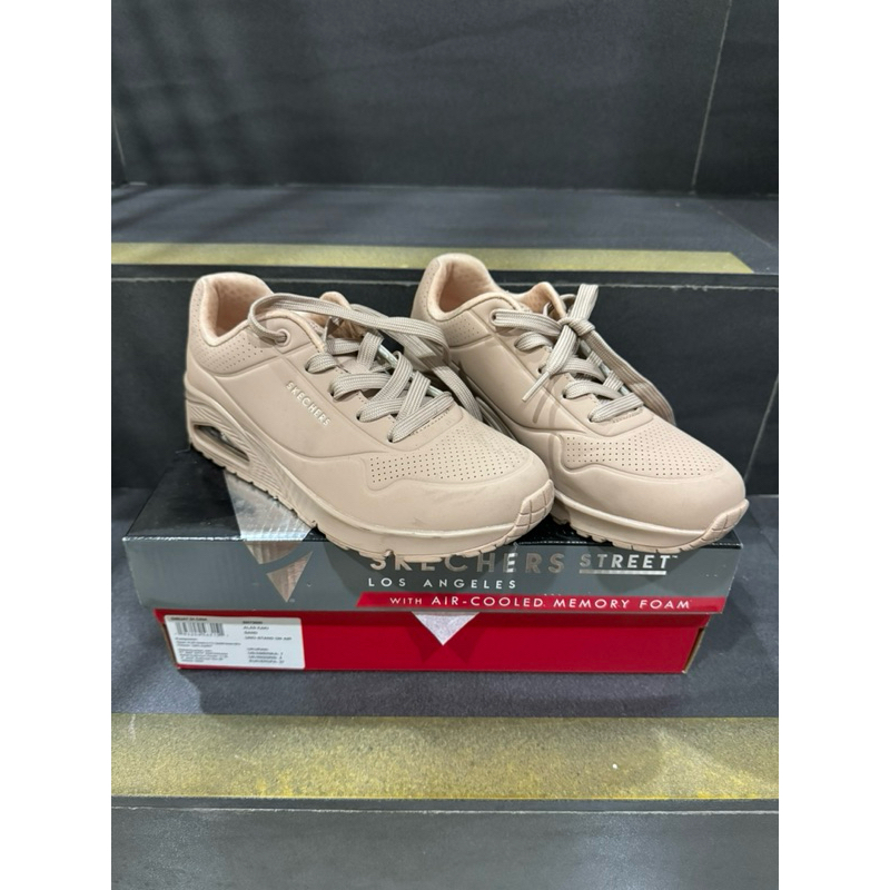 sepatu wanita skechers uno air limited edition sand size 7 eur 37 cm 24 los angles street air cooled