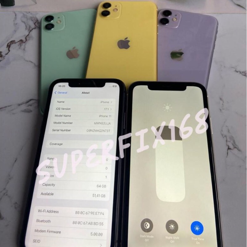 11/11 Pro/11 Pro Max/ 64GB/128GB/256GB Fullset Second 100% Original