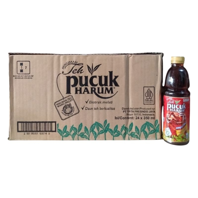 

Teh pucuk harum 350ml 1dus//24 botol