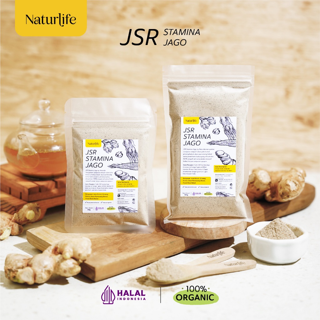Premium JSR STAMINA JAGO PRIA NATURLIFE / JSR JAMU KUAT PRIA / JAMU PENAMBAH STAMINA PRIA / JSR