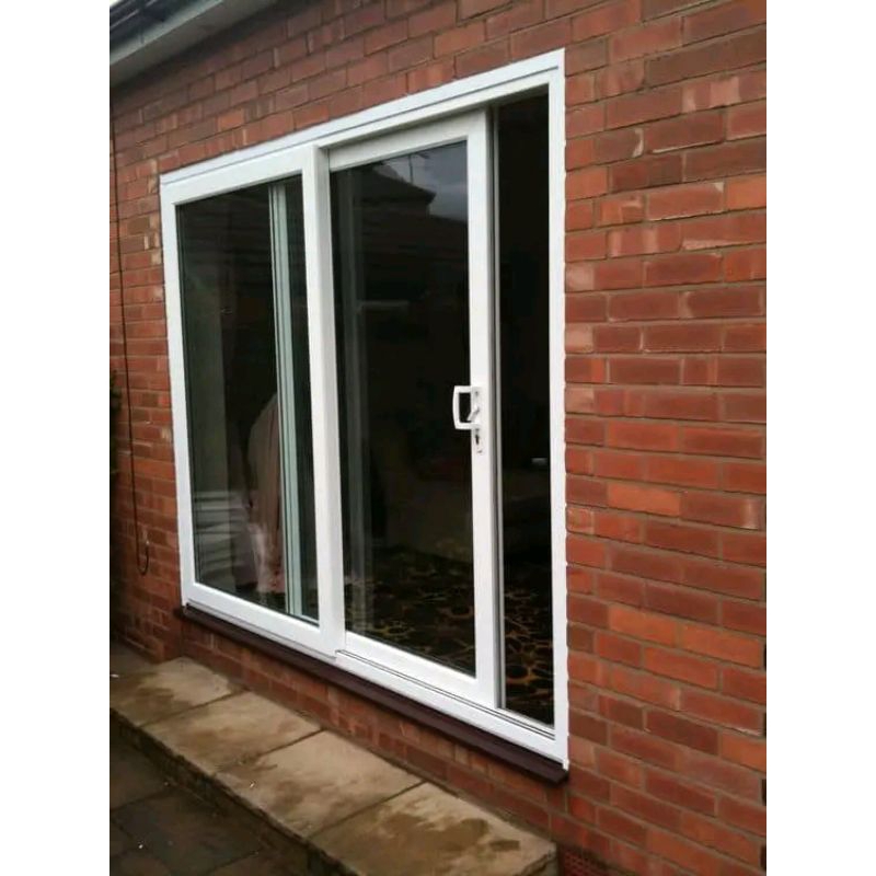 jendela kaca ribent alexindo putih full Aluminium