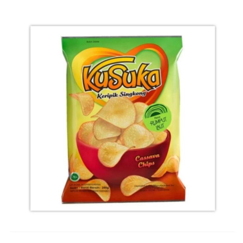 

Kusuka Keripik Singkong Rumput Laut 60 gr Snack Cemilan