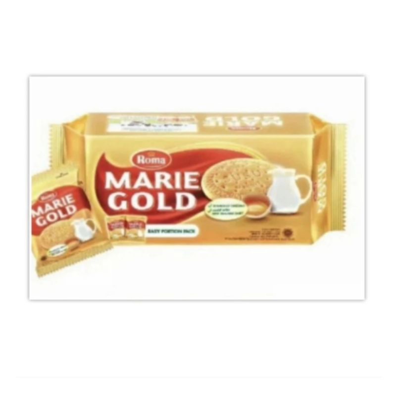 

Marie Gold 132 gr isi 6 bungkus Biskuit Cemilan