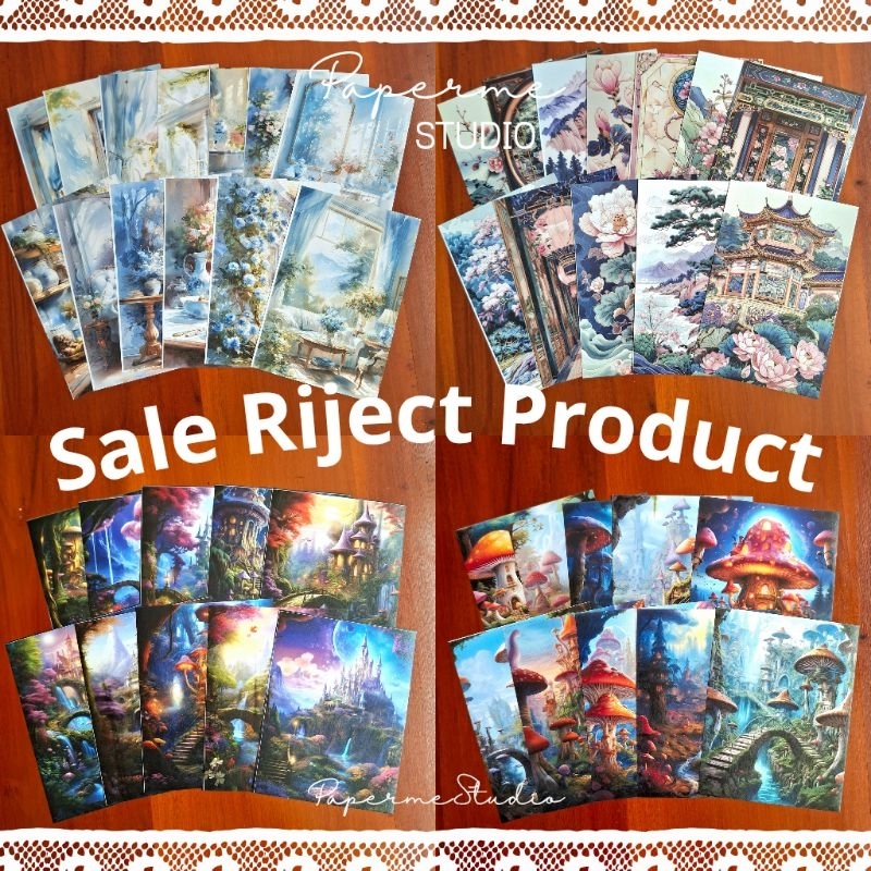 

RIJECT PRODUCT - paper deco riject cutting minus sale aesthetic gambar tajam journaling dekorasi buku by Papermestudio
