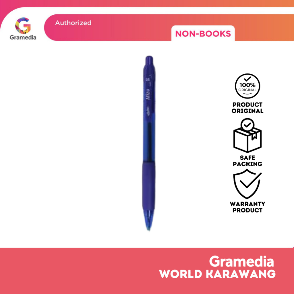 

Gramedia Karawang - Estudee Mizu Retractable Penlv 0.5 Blue/6 Elv554