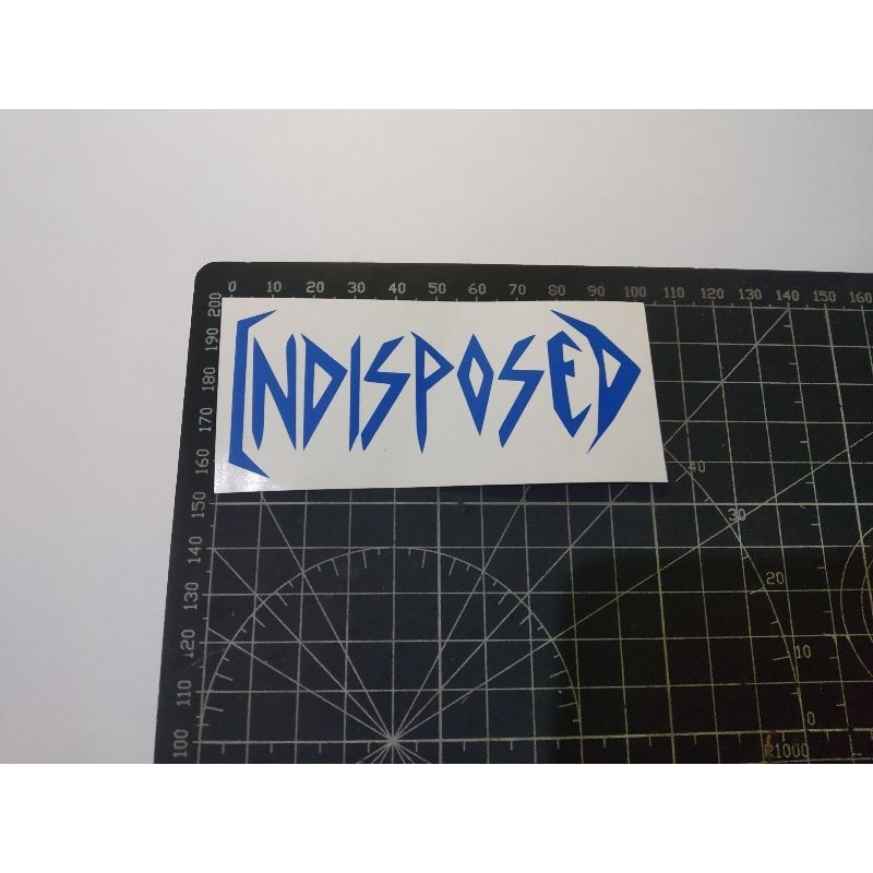 

stiker cutting indisposed