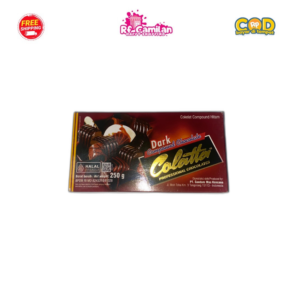 

Halal Indonesian Dark Compound Chocolate Cokelat Coate
