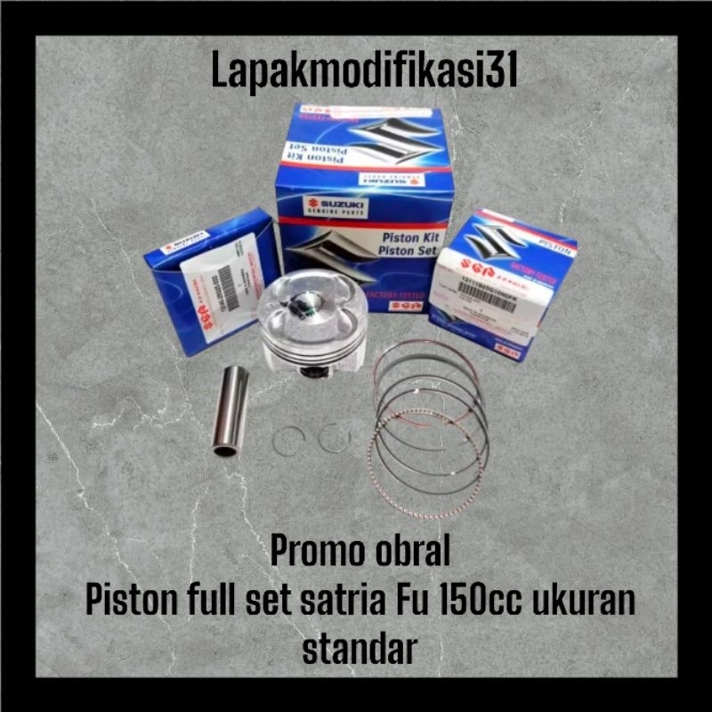 seher satria Fu original ukuran standar/ piston kit standar satria Fu