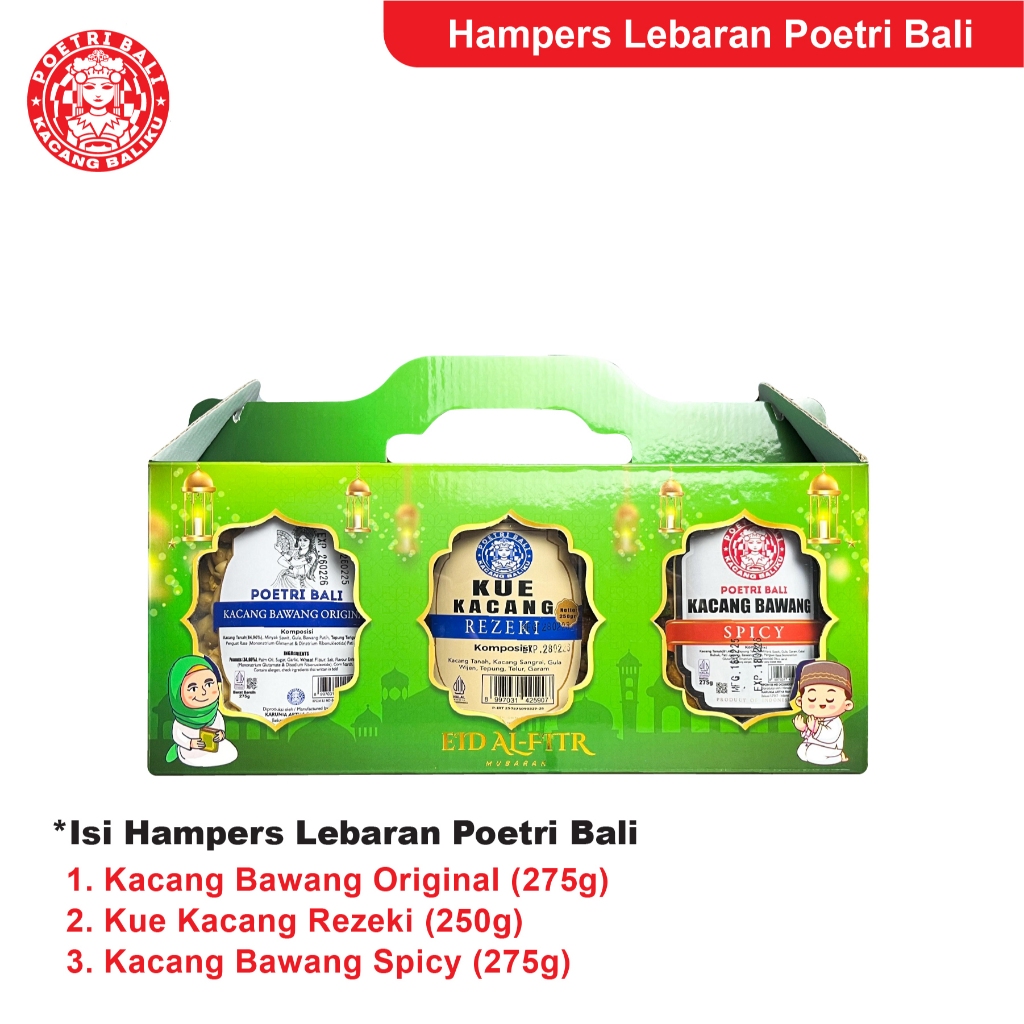 

Poetri Bali - Hampers Lebaran Kacang Poetri Bali